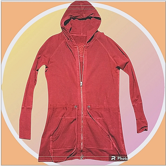 Gap XL Full Zip Hoodie w Pockets & Adjustable Drawstring Waist Double End Zipper - Picture 2 of 14